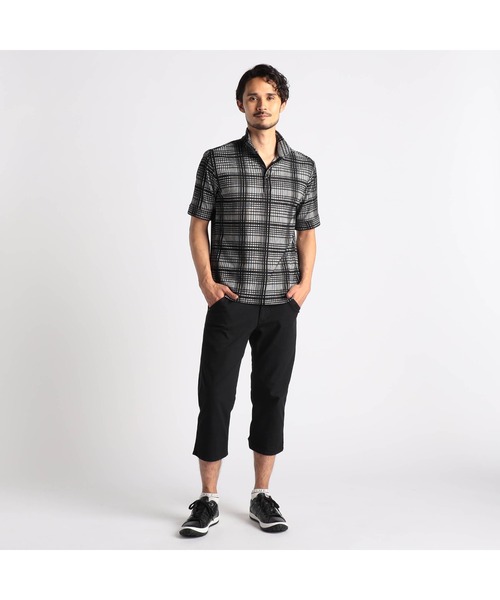 NICOLE CLUB FOR MEN(ニコルクラブフォーメン)の「TCシャンブレーツイルクロップドパンツ(その他パンツ・メンズ・ブルー系/ターコイズブルー/ブラック/ホワイト系・MEDIUM/SMALL/X-LARGE/LARGE)」の6枚目の写真