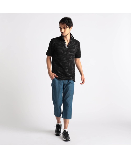 NICOLE CLUB FOR MEN(ニコルクラブフォーメン)の「TCシャンブレーツイルクロップドパンツ(その他パンツ・メンズ・ブルー系/ターコイズブルー/ブラック/ホワイト系・MEDIUM/SMALL/X-LARGE/LARGE)」の7枚目の写真