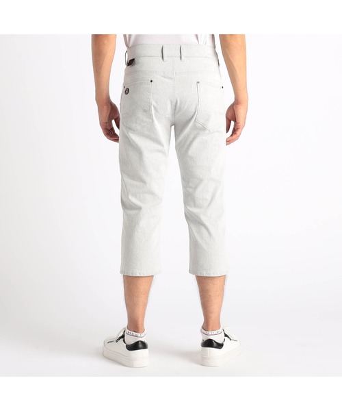 NICOLE CLUB FOR MEN(ニコルクラブフォーメン)の「TCシャンブレーツイルクロップドパンツ(その他パンツ・メンズ・ブルー系/ターコイズブルー/ブラック/ホワイト系・MEDIUM/SMALL/X-LARGE/LARGE)」の9枚目の写真