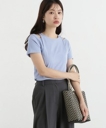 タンクレイヤード風カットソー