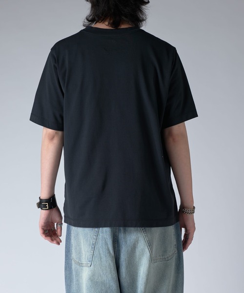 Lui's(ルイス)の「NOIRエンブロイダリーTシャツ(Tシャツ/カットソー・メンズ・ホワイト/ブラック・S/M/XS)」の14枚目の写真
