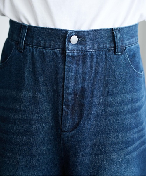 epnok（エプノック）の「インサイドアウトワイドデニムパンツ（デニムパンツ・メンズ・ブラック/インディゴブルー・SMALL/MEDIUM/LARGE）」の19枚目の写真
