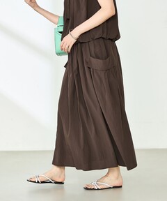 スカート herlipto Mermaid Linen Ruffled Skirt Mermaid Linen Ruffled Skirt（スカート）｜Her lip to（ハー