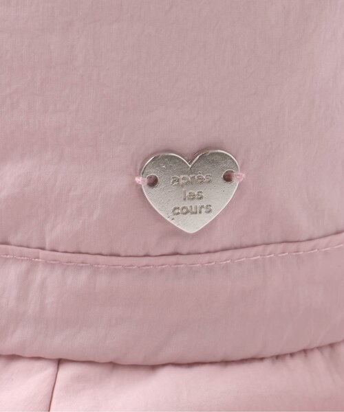 apres les cours（アプレレクール）の「【UVカット/はっ水/接触冷感】スカラップアウトドアハット（ハット・キッズ・アイボリー/ピンク・58/54/50）」の14枚目の写真