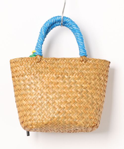 Ritzy(リッツィー)の「6色展開 カラフルマッチングハンドル ミニかごバッグ(かごバッグ・レディース・モカ/パープル/イエロー/グリーン/ピンク/ブルー・FREE)」の16枚目の写真