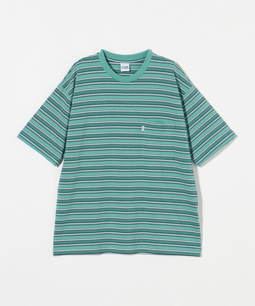 CGS.＞ オーガニックコットン ボーダー 1ポケット Tシャツ（T