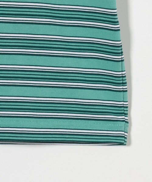California General Store(California General Store)の「<CGS.> オーガニックコットン ボーダー 1ポケット Tシャツ(Tシャツ/カットソー・メンズ・ターコイズブルー/ケリーグリーン・XL/L/M/S)」の3枚目の写真