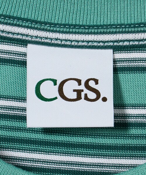 California General Store(California General Store)の「<CGS.> オーガニックコットン ボーダー 1ポケット Tシャツ(Tシャツ/カットソー・メンズ・ターコイズブルー/ケリーグリーン・XL/L/M/S)」の9枚目の写真