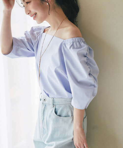 ラブティックボンボン　ラメポロニット　トップス ラメポロニット | La boutique BonBon(ラブティックボンボン
