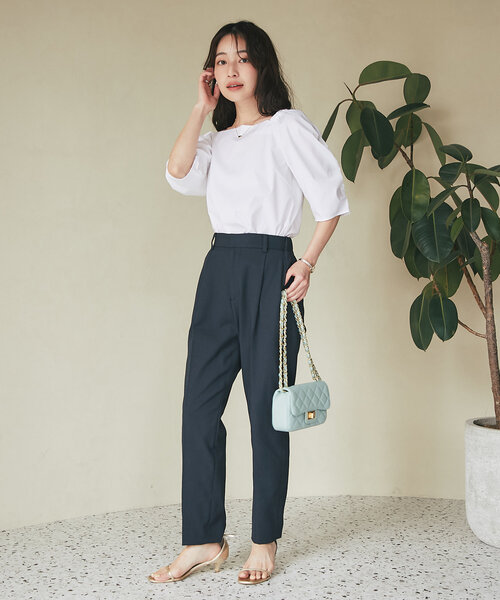 ラブティックボンボン　ラメポロニット　トップス ラメポロニット | La boutique BonBon(ラブティックボンボン