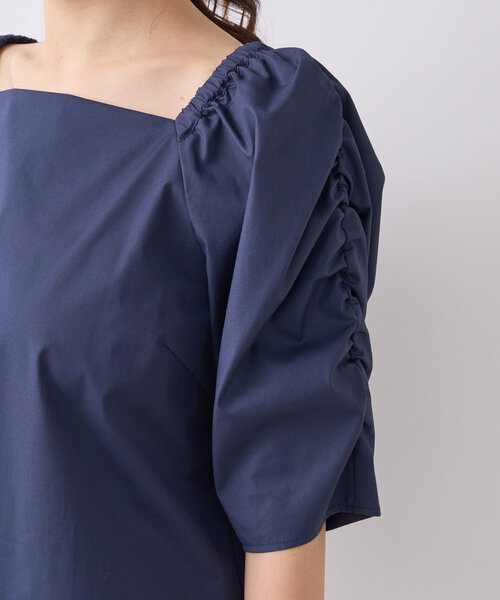La boutique BonBonラブティックボンボン デニムパワショルシャツ セットアップ可】デニムパワショルシャツ | La boutique BonBon