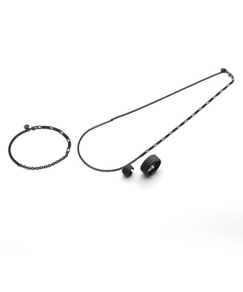 wjk（ダヴルジェイケイ）の「IVXLCDM ×wjk  slim chain bracelet（ブレスレット・メンズ・ブラック・FREE）」の22枚目の写真