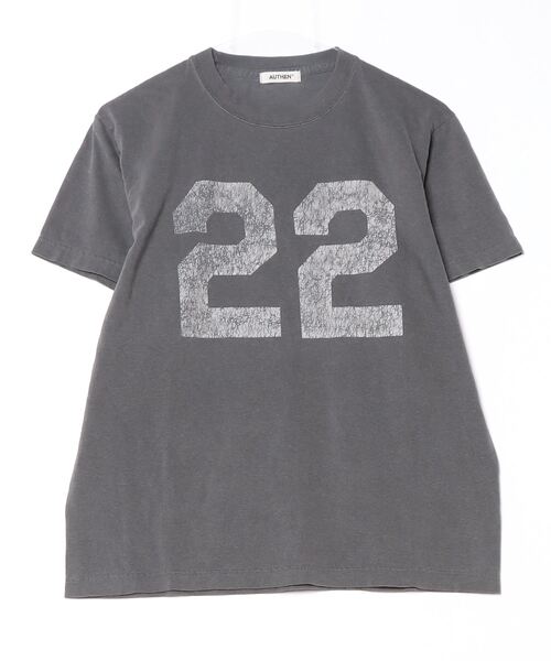 AUTHEN(オーセン)の「【AUTHEN】オーセン/ S/S ナンバリング フロッキー Tシャツ(Tシャツ/カットソー・レディース・グレー・X-SMALL/SMALL)」の5枚目の写真