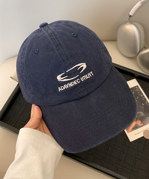 SHEPP（シープ）の「ワンポイント サークル刺繍 キャップ（キャップ・レディース・ピンク/チャコール/ネイビー・F）」の9枚目の写真