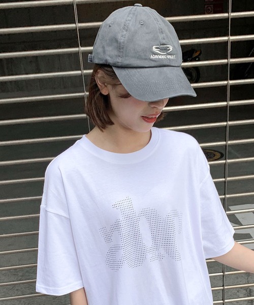 SHEPP（シープ）の「ワンポイント サークル刺繍 キャップ（キャップ・レディース・ピンク/チャコール/ネイビー・F）」の18枚目の写真