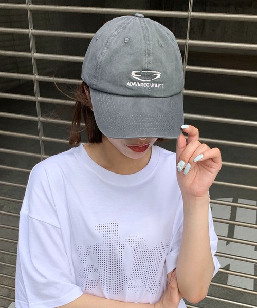 SHEPP（シープ）の「ワンポイント サークル刺繍 キャップ（キャップ・レディース・ピンク/チャコール/ネイビー・F）」の14枚目の写真