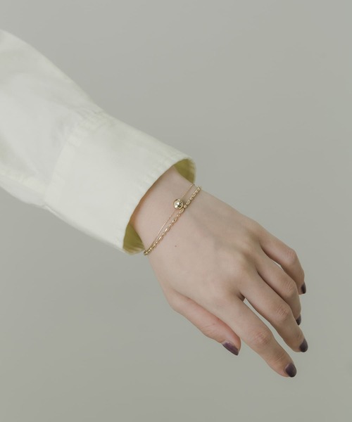 SMELLY（スメリー）の「ボールレイヤードマグネットブレスレット（ブレスレット・レディース・ゴールド・-）」の4枚目の写真