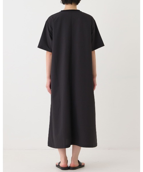 EMMEL REFINE ドットギャザー ショートスリーブ ワンピース THOUSAND MILE】SHORT SLEEVE DRAWCORD OP/ショートスリーブ