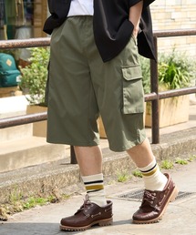 MAGASIN DE MODE Brew（マガジンデモードブリュー）の「【MAGASIN DE MODE Brew】T100ストレッチ リラックス カーゴハーフパンツ STS（カーゴパンツ）」