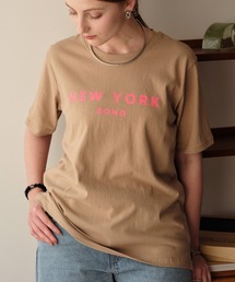 NYテキストプリントTシャツ