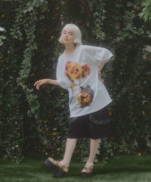 manana suerte(マニャーナスエルテ)の「フリルハーフパンツ(その他パンツ・レディース・ブラック・FREE)」の5枚目の写真