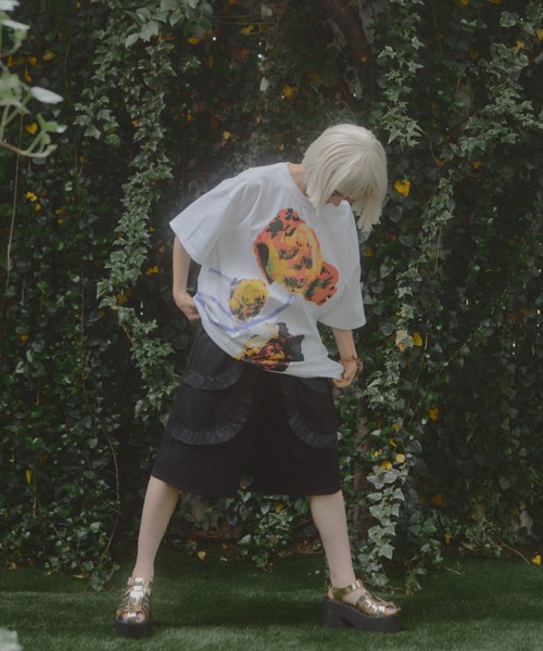 manana suerte(マニャーナスエルテ)の「フリルハーフパンツ(その他パンツ・レディース・ブラック・FREE)」の3枚目の写真