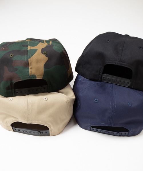 RACAL（ラカル）の「Cali Headwear MADE IN USA Unstructured 5-Panel Snapback / 米国製 アンストラクチャードスナップバック / CAL T/C TWILL 5P CAP（キャップ・メンズ・ベージュ/ネイビー/カモフラージュ/ブラック・FREE）」の7枚目の写真