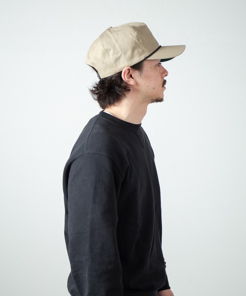 RACAL（ラカル）の「Cali Headwear MADE IN USA Unstructured 5-Panel Snapback / 米国製 アンストラクチャードスナップバック / CAL T/C TWILL 5P CAP（キャップ・メンズ・ベージュ/ネイビー/カモフラージュ/ブラック・FREE）」の21枚目の写真