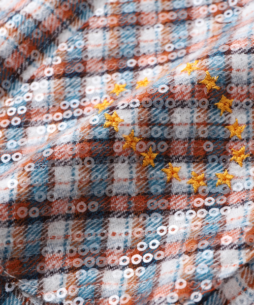 AFB(エーエフビー)の「AFB / エーエフビー SPANGLE SHIRTS(シャツ/ブラウス・メンズ・グリーン系その他/オレンジ/カーキ/ブラック・MEDIUM)」の11枚目の写真