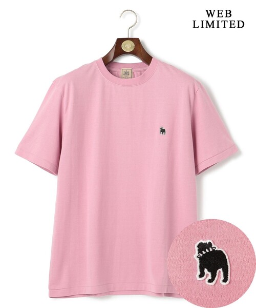J.PRESS(ジェイプレス)の「着回し抜群【WEB限定 / 8色展開】バックブル Tシャツ(Tシャツ/カットソー・メンズ・パープル系/ネイビー系/オレンジ系/ホワイト系/サックスブルー系/グリーン系/ベージュ系/グレー系・MEDIUM/X-LARGE/LARGE)」の7枚目の写真