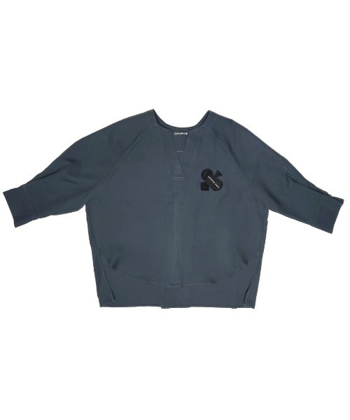 CRYSTAL BALL（クリスタルボール）の「クローバータックブラウス（シャツ/ブラウス・レディース・ネイビー/グレー・FREE）」の4枚目の写真