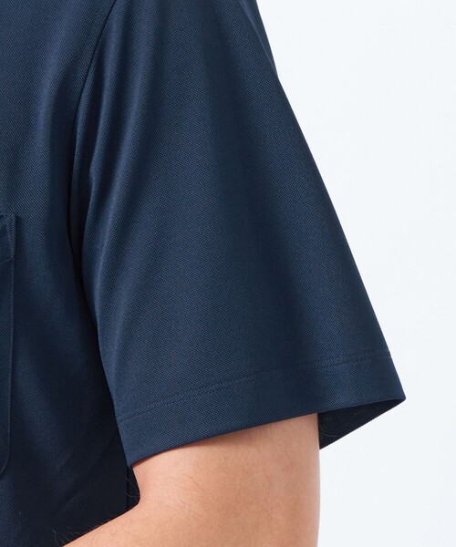 MACKINTOSH PHILOSOPHY（ﾏｯｷﾝﾄｯｼｭ ﾌｨﾛｿﾌｨｰ）の「トロッター 鹿の子ジャージー ボタンダウンポロ（ポロシャツ・メンズ・ダークネイビー/ブラック/ホワイト・42/38/40）」の8枚目の写真