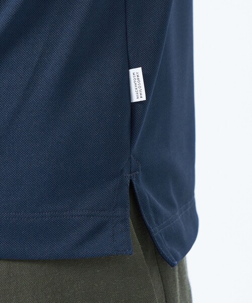 MACKINTOSH PHILOSOPHY（ﾏｯｷﾝﾄｯｼｭ ﾌｨﾛｿﾌｨｰ）の「トロッター 鹿の子ジャージー ボタンダウンポロ（ポロシャツ・メンズ・ダークネイビー/ブラック/ホワイト・42/38/40）」の7枚目の写真