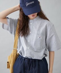 バンドカラーシャツ 綿麻」に該当するメンズファッション通販