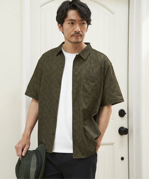 ikka(イッカ)の「【吸水速乾/セットアップ対応】GOKU楽AIRレギュラーシャツ(シャツ/ブラウス・メンズ・オリーブ/ブラック/グレー/ベージュ/ネイビー・XL/L/M/S)」の7枚目の写真