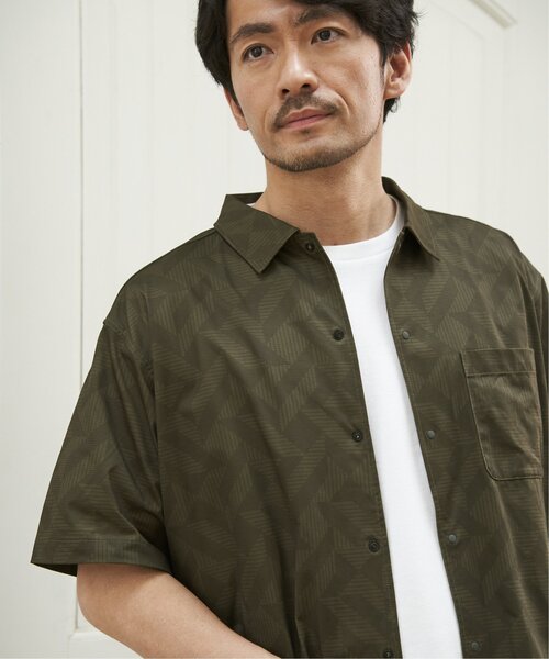 ikka(イッカ)の「【吸水速乾/セットアップ対応】GOKU楽AIRレギュラーシャツ(シャツ/ブラウス・メンズ・オリーブ/ブラック/グレー/ベージュ/ネイビー・XL/L/M/S)」の9枚目の写真