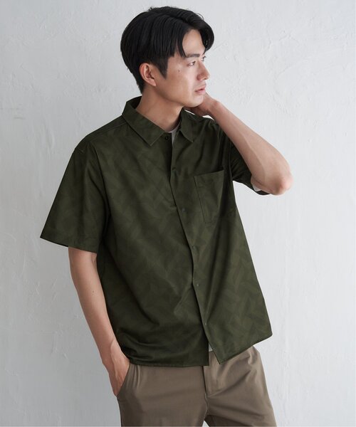 ikka(イッカ)の「【吸水速乾/セットアップ対応】GOKU楽AIRレギュラーシャツ(シャツ/ブラウス・メンズ・オリーブ/ブラック/グレー/ベージュ/ネイビー・XL/L/M/S)」の13枚目の写真