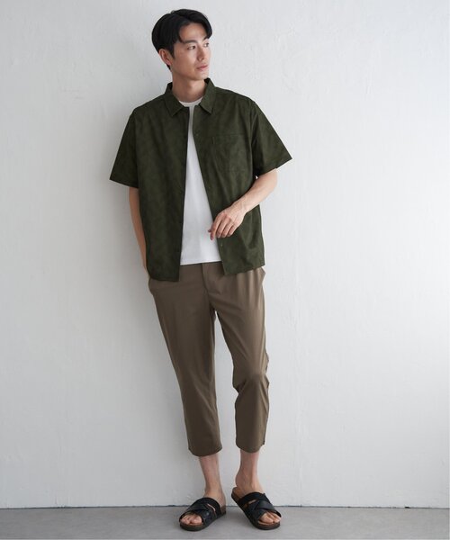 ikka(イッカ)の「【吸水速乾/セットアップ対応】GOKU楽AIRレギュラーシャツ(シャツ/ブラウス・メンズ・オリーブ/ブラック/グレー/ベージュ/ネイビー・XL/L/M/S)」の14枚目の写真