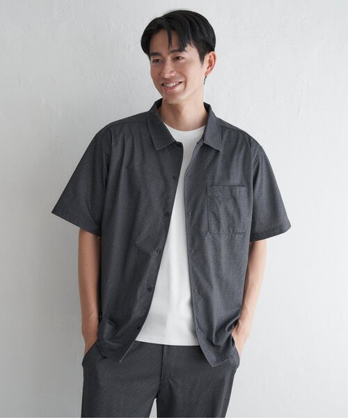 ikka(イッカ)の「【吸水速乾/セットアップ対応】GOKU楽AIRレギュラーシャツ(シャツ/ブラウス・メンズ・オリーブ/ブラック/グレー/ベージュ/ネイビー・XL/L/M/S)」の15枚目の写真