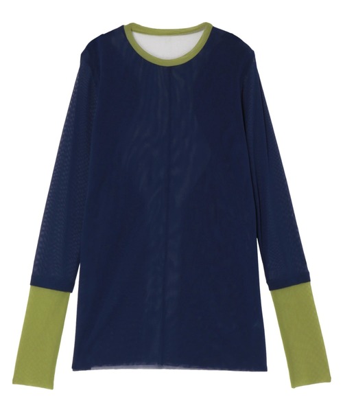 新品♡アンスリード　ウェーブラインシアートップ　WAVELINESHEERTOP UN3D./アンスリード/WAVE LINE SHEER TOP/ウェーブラインシアー