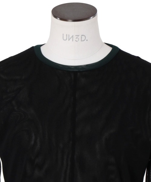 新品♡アンスリード　ウェーブラインシアートップ　WAVELINESHEERTOP UN3D./アンスリード/WAVE LINE SHEER TOP/ウェーブラインシアー