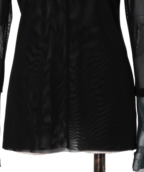 新品♡アンスリード　ウェーブラインシアートップ　WAVELINESHEERTOP UN3D./アンスリード/WAVE LINE SHEER TOP/ウェーブラインシアー