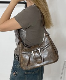 rire（リル）の「フロントジップポケットショルダーバッグ（ショルダーバッグ）」