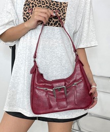 rire（リル）の「フロントジップポケットショルダーバッグ（ショルダーバッグ）」