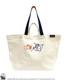 【公式】TOM and JERRY　スポーティダブルハンドルビッグトート
