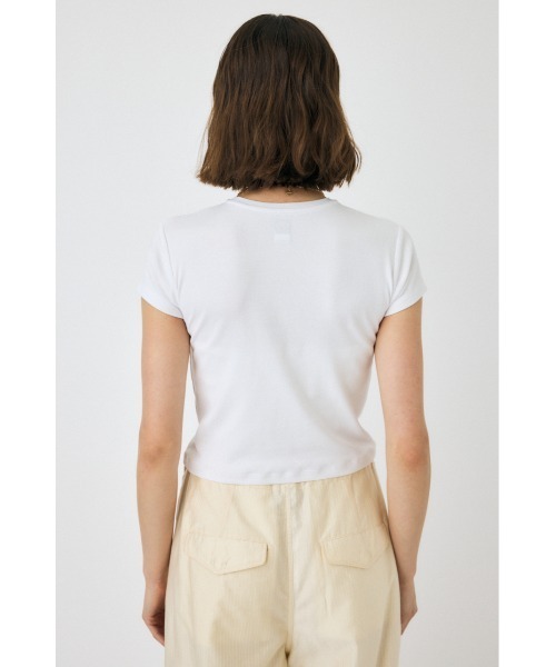 MOUSSY(マウジー)の「BEP GRAPHIC BABY Tシャツ(Tシャツ/カットソー・レディース・ホワイト/ブラック・FREE)」の11枚目の写真