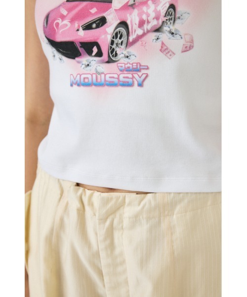 MOUSSY(マウジー)の「BEP GRAPHIC BABY Tシャツ(Tシャツ/カットソー・レディース・ホワイト/ブラック・FREE)」の14枚目の写真