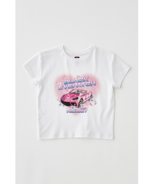 MOUSSY(マウジー)の「BEP GRAPHIC BABY Tシャツ(Tシャツ/カットソー・レディース・ホワイト/ブラック・FREE)」の15枚目の写真