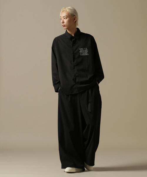 DANKE SCHON(ダンケシェーン)の「DankeSchon/ダンケシェーン/PREMIUM 撥水SN SUPER WIDE PANTS(その他パンツ・レディース・ブラック・L/M)」の7枚目の写真