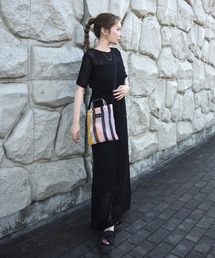 mesh knit setup /メッシュ サマー ニット セットアップ